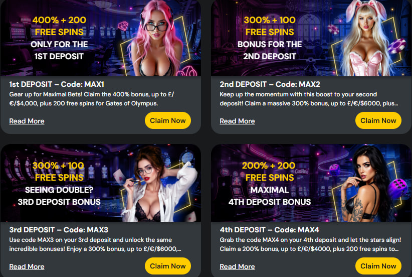 maximalbet casino promotions